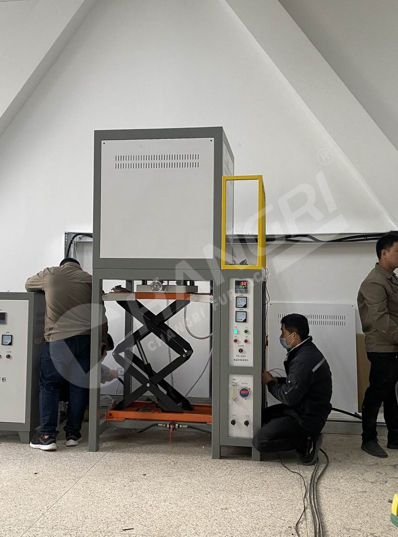 北京科研所真空氣氛爐客戶案例