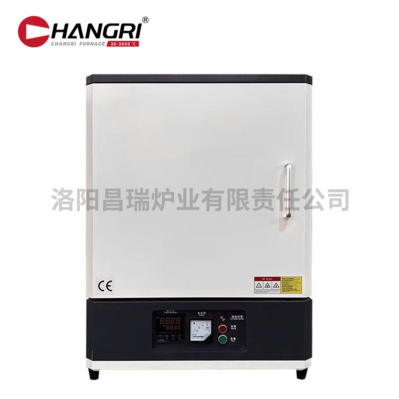 電阻絲加熱1200度馬弗爐400x300x300箱式（shì）黑白配色